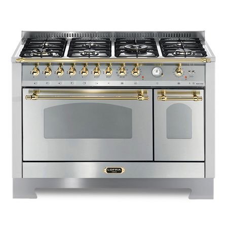 Design Vintage by LOFRA: todo em inox escovado com detalhes em latão polido, uma combinação única de robustez, elegância e tecnologia para os chefs mais exigentes.