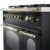 Design Vintage by LOFRA: na cor preto fosco com detalhes em latão polido, uma combinação única de robustez, elegância e tecnologia para os chefs mais exigentes.