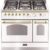Fogão LOFRA Dolcevita RBPD96 MFTE/CI de 90 cm na cor branco perolizado.