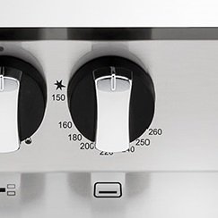 Forno Controlado por Termostato: precisão na temperatura de cozimento dos pratos, garantindo sempre melhores resultados.