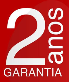 2 Anos de Garantia: contra qualquer defeito de fabricação.