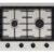 Queimadores Maiores nas Laterais: sua posição faz com que ao utilizá-los com 2 panelas de grandes dimensões não se ocupe todos os espaços do cooktop.