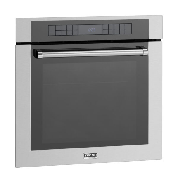 Acabamento em Inox 304 não poroso: com vidro espelhado na porta, oferecem melhor apresentação e higiene ao forno.