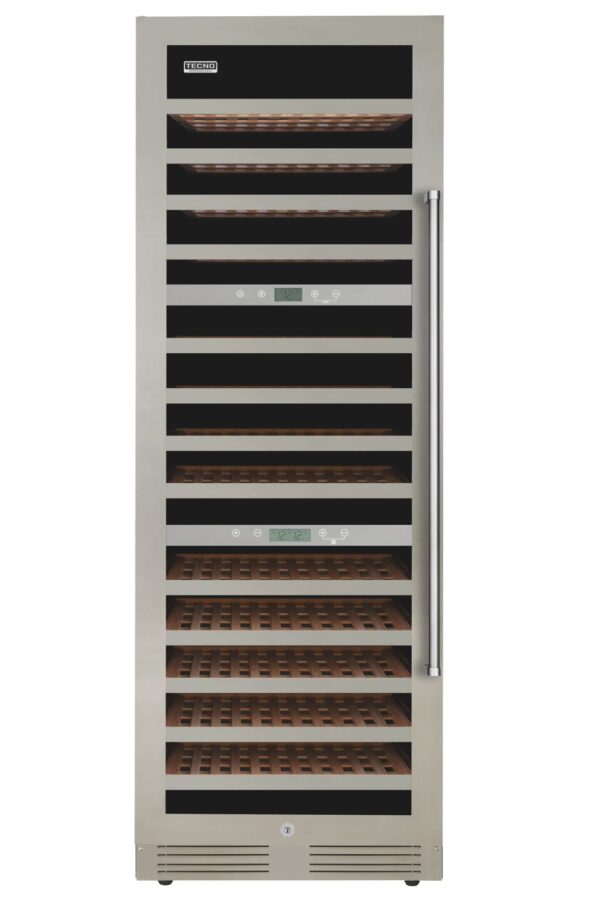 Adega Tecno Professional TR43 AVDF L3 de 60 cm em inox escovado.