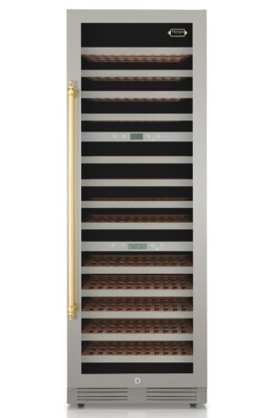 Adega Tecno Vintage TR43 AVDE V2 de 60 cm em inox escovado.