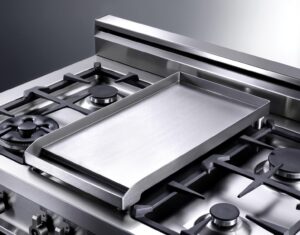 Aplicação sobre a mesa: encaixa-se perfeitamente substituindo uma das trempes da mesa.