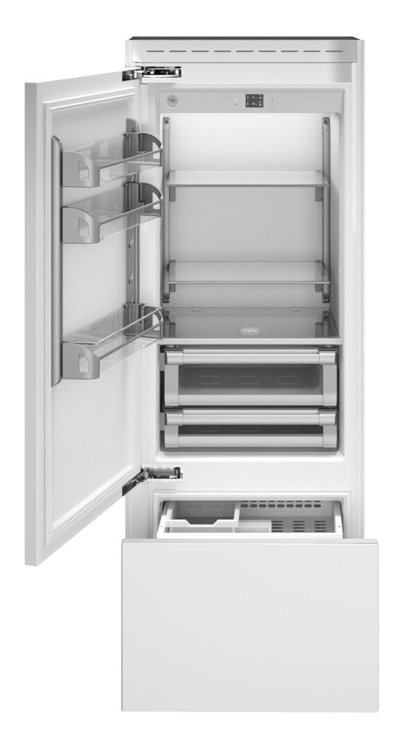 Refrigerador com Portas para Revestir de Embutir Bertazzoni REF755 BBLPTT.