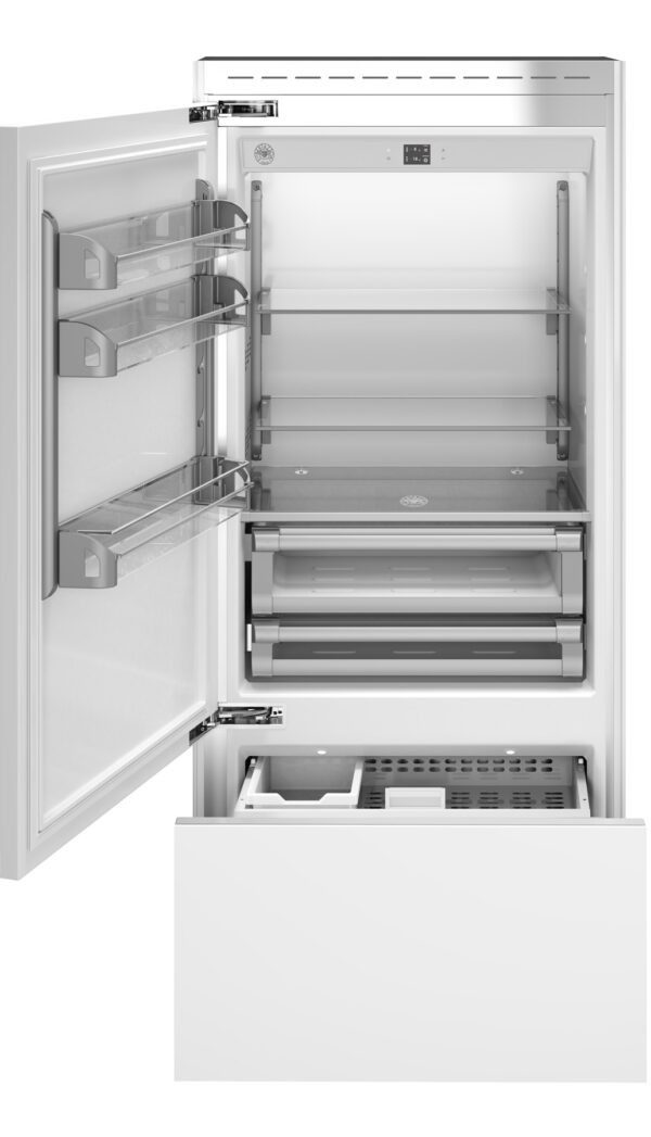 bertazzoni_ref905_bblptt_site_1_1.jpg Refrigerador com Portas para Revestir de Embutir Bertazzoni Heritage HER REF755 BBLPTT com puxadores Heritage.