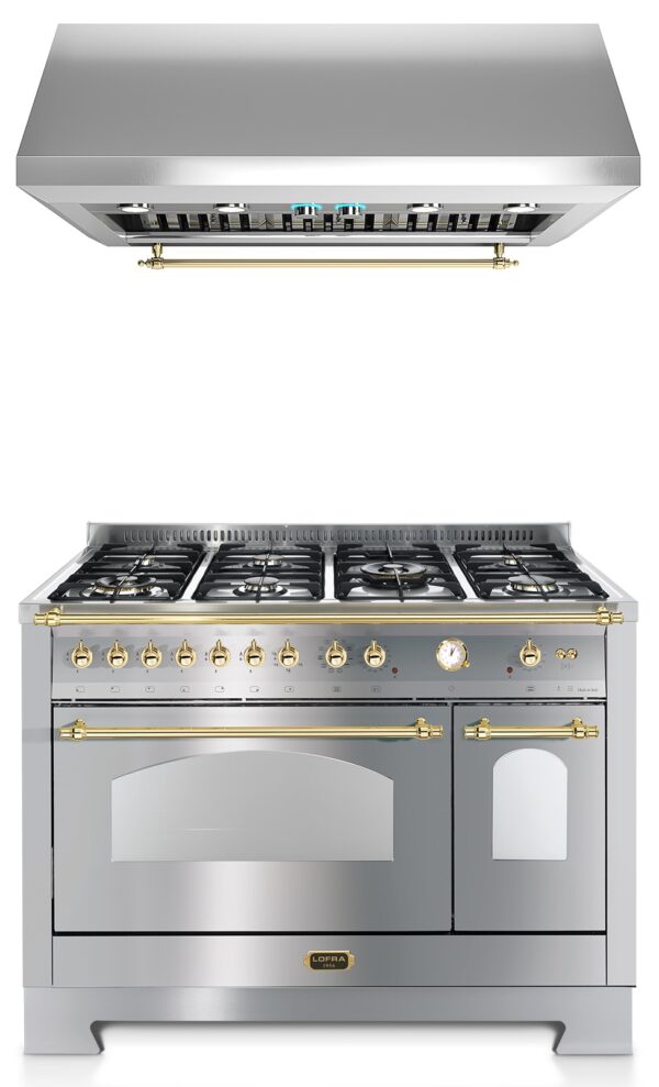 Compõe Conjuntos com Fogões: com o mesmo design vintage como o do LOFRA Dolcevita RSD126MFT+E2.