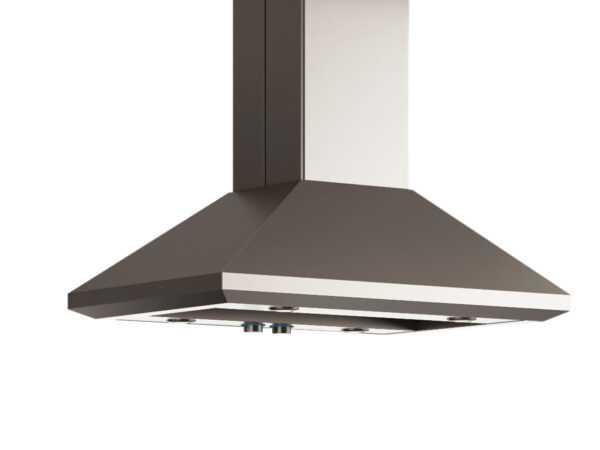 Coifa de ilha Elica New Leone 106 de 106 cm em inox escovado.