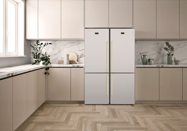 Aplicação em Dupla: formam o DUO Professional TR32 com ampla capacidade de 648 litros e largura total de 122 cm.