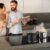 Coifa com Baixo Nível de Ruído: atinge 61 dB na velocidade máxima com Booster, fundamental para ambientes integrados por permitir cozinhar ouvindo música ou conversando com os amigos.