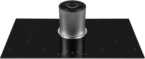 Cooktop a indução com coifa retrátil integrada Tecno THVI90DH.