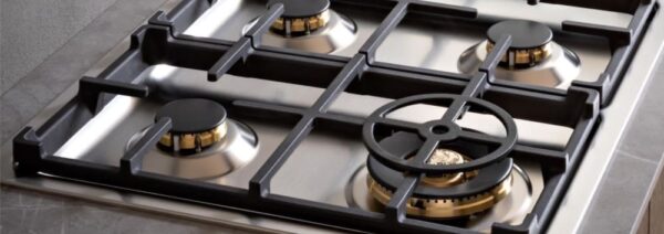 Suporte para Pequenas Panelas: proporciona maior segurança ao utilizar o queimador pequeno. Ideal para uso com leiteiras e cafeteiras.