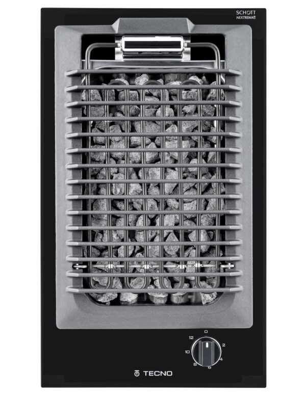 Cooktop Tecno THV30 Barbecue com mesa vitrocerâmica Nextrema.