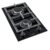 cooktops_tecno_thv30_twin_perspectiva_1.jpg Trempe Profissional: em ferro gusa esmaltado extra robusto para longa durabilidade e fácil de limpar inclusive em lava-louças, ideal para usos intensos do cooktop.