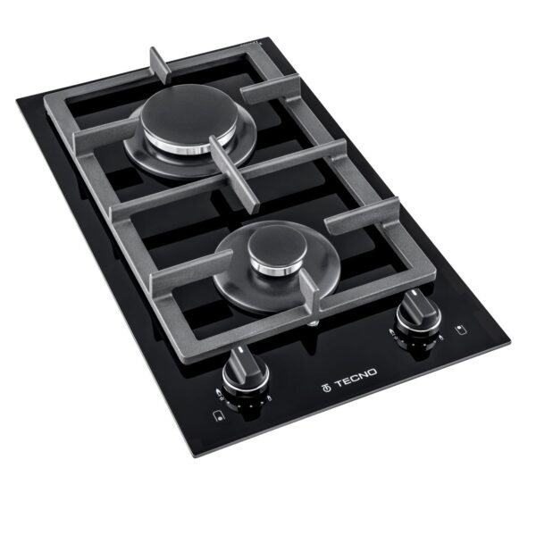 cooktops_tecno_thv30_twin_perspectiva_1.jpg Trempe Profissional: em ferro gusa esmaltado extra robusto para longa durabilidade e fácil de limpar inclusive em lava-louças, ideal para usos intensos do cooktop.