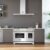 Compõe Conjuntos: com os demais produtos da linha Bertazzoni Master Series equipados com componentes banhados a ouro como os fogões e a lava-louças.