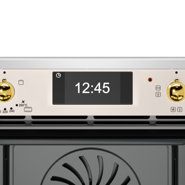 Timer Digital: com relógio, conta-minutos, timer e programação futura que inicia o preparo de alimentos no horário desejado desligando o forno no final.