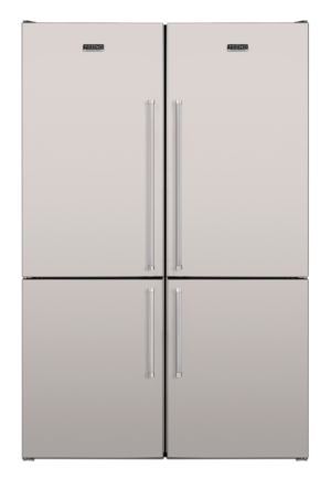 duo-650-p-2.png Refrigerador de piso e de embutir Tecno Professional DUO 650 P com 122 cm em inox escovado.