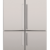 Refrigerador de piso e de embutir Tecno Professional DUO 650 P com 122 cm em inox escovado.