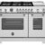 Fogão Bertazzoni Master Series MAS486 BTFGMXTLP com 122 cm de largura.