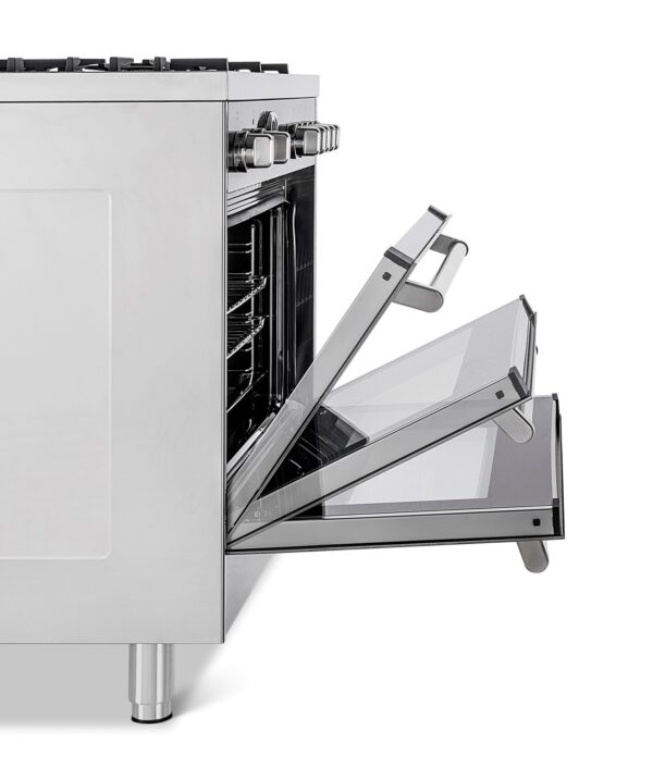 Soft Motion: sistema que mantem a porta do forno parada em qualquer posição.