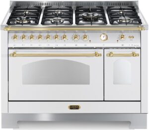 Fogão LOFRA Dolcevita RBPD126 MFT +E2 de 120 cm na cor branco perolizado.