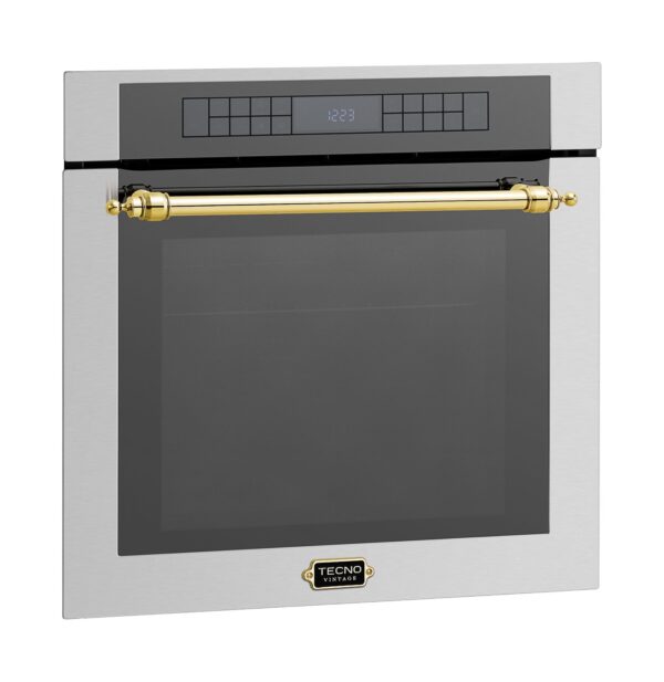 Acabamento em Inox 304 não poroso: com vidro espelhado na porta, oferecem melhor apresentação e higiene ao forno.