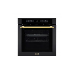 Forno Tecno Vintage TO73 EXDBNM V2 com AirFry na cor preto fosco.