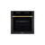 Forno Tecno Vintage TO73 EXDBNM V2 com AirFry na cor preto fosco.