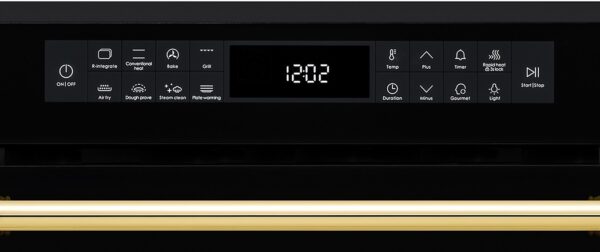 Forno Multifunções Ventilado: oferece 15 funções com diferentes tipos de calor ideais para todos os tipos de receitas e alimentos que proporcionam melhores resultados de sabor, aroma e textura.