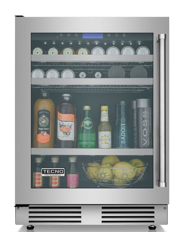 Frigobar TECNO Professional TR14 BVDB de aplicação no piso ou embutido.