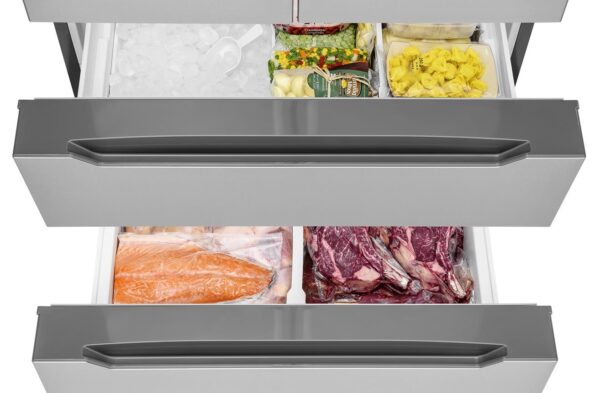 Super Freezer: função para um mais rápido congelamento dos alimentos à -22º C, que proporciona melhor preservação do sabor, aroma, textura e nutrientes.