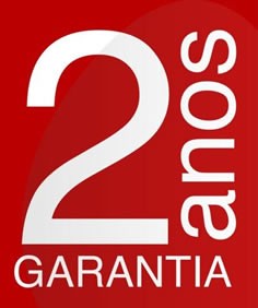 2 Anos de Garantia: contra defeitos de fabricação.
