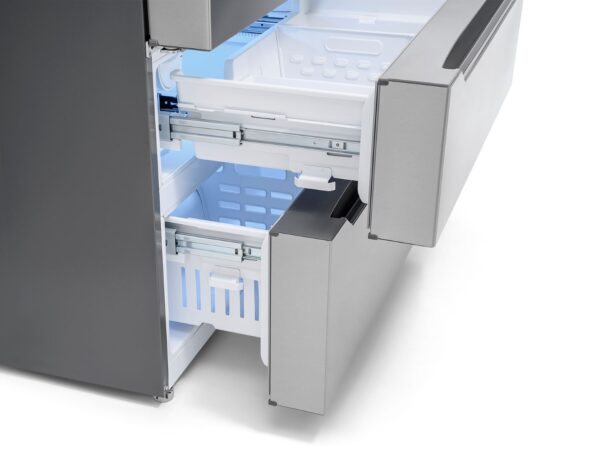 Freezer de Grande Capacidade: 187 litros disponíveis em 2 amplas gavetas para todos os tamanhos de alimentos.