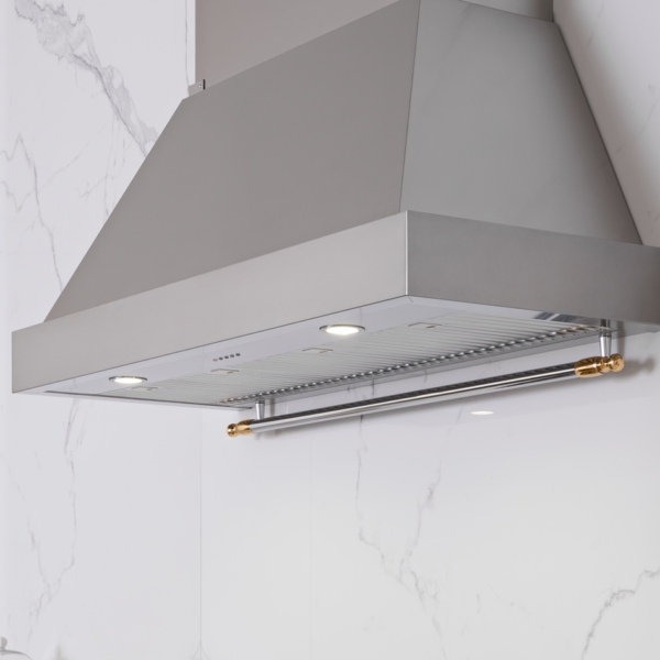Iluminação em LEDs: permite visualizar o ponto de preparo dos alimentos por entre a fumaça e o vapor.