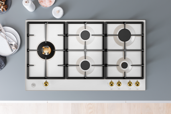 Design Heritage: acabamento em aço inox escovado de alta qualidade que combina com as várias texturas e cores da sua cozinha.