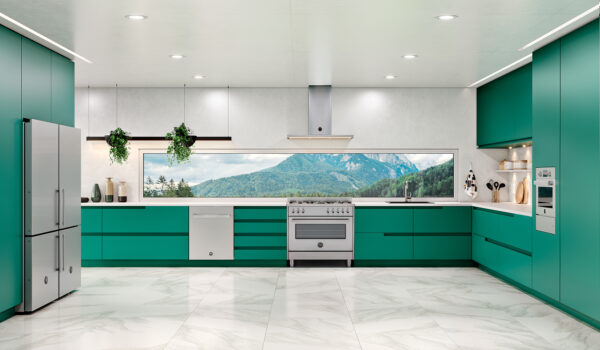 Compõe Conjuntos de Produtos: formados com os demais modelos da linha Professional Series como fogões, coifas, cooktops, rangetops, fornos, gaveta aquecida e lava-louças.