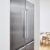 Embutimento Flush sem Frestas: perfeitamente alinhados com a frente de qualquer móvel inclusive ao serem aplicados em duplas nas versões com portas em inox ou para revestir.