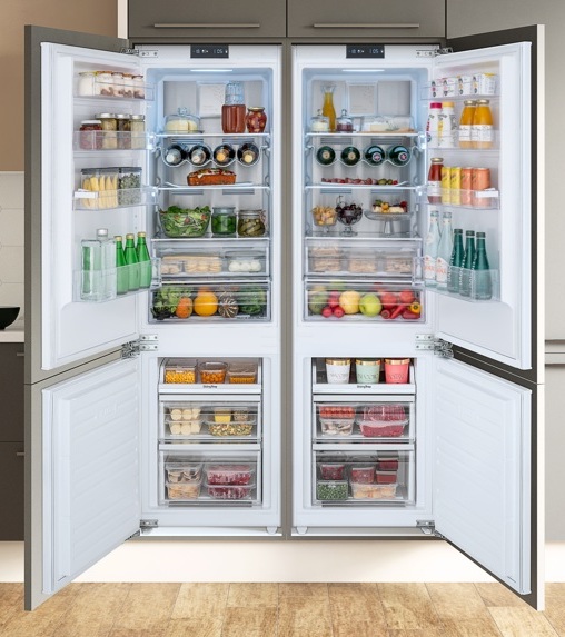 Alarme de Portas Abertas: em caso de esquecimento ou má fechamento das portas um alarme avisa o usuário para melhor conservação dos alimentos.