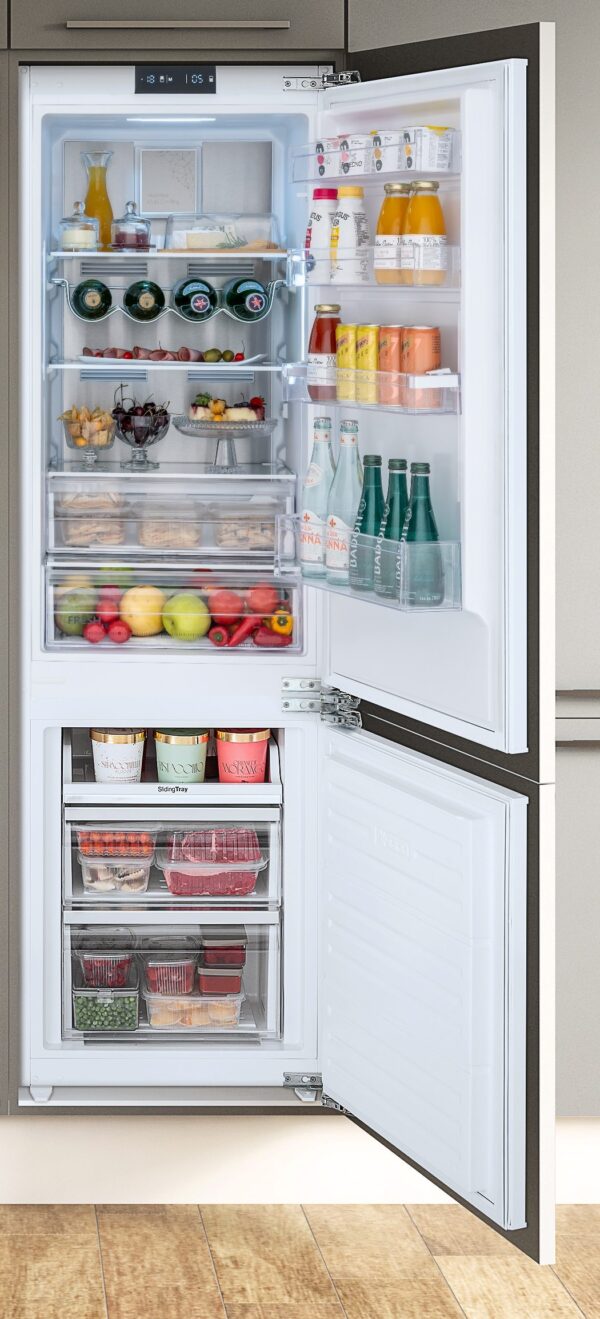 Bottom Freezer: oferece melhor ergonomia e conforto de uso com o refrigerador posicionado na parte superior e o freezer na parte inferior.