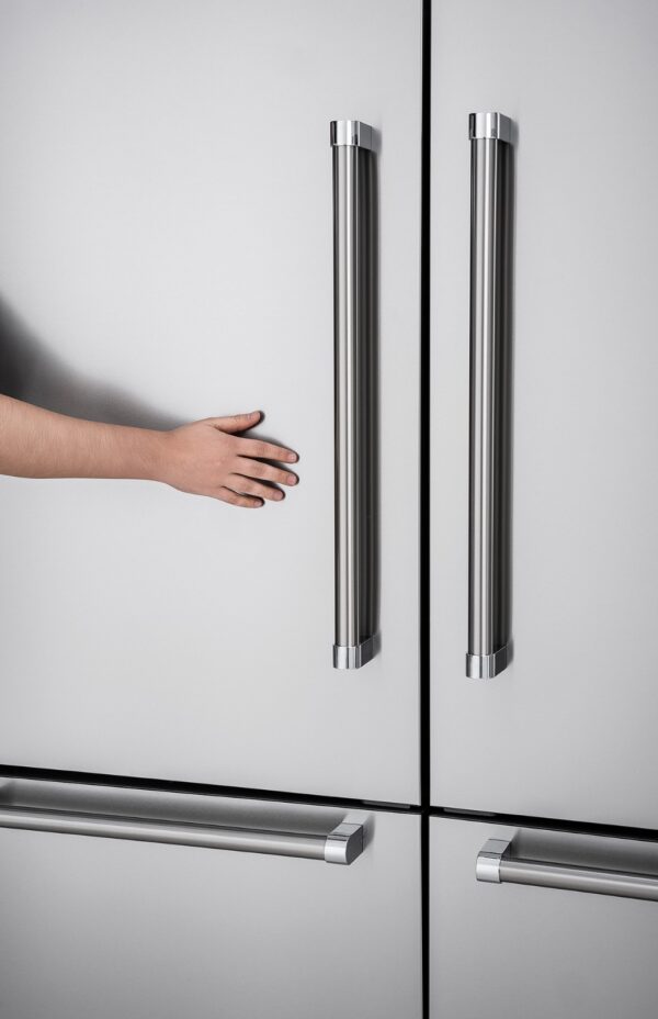 Aço Inox Anti-manchas: possui uma proteção sobre as portas que evita marcas de dedo e manchas, proporcionando maior beleza e durabilidade.