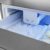 IceMaker Automático: produz em média 1,3 Kg de gelo a cada 24 horas com gaveta de armazenamento com capacidade de 3,5 Kg. Mantém automaticamente a gaveta de gelo completamente abastecida.