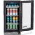 Grande Capacidade Interna: de 80 litros, acomoda de 61 latas de 350 ml a 44 garrafas de 355 ml.