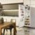 Embutimento Perfeito sem Frestas: as laterais e o topo do refrigerador podem ficar encostados no móvel sem frestas de ventilação. Sua porta fica alinhada flush com a frente do móvel em nichos com profundidade a partir de 55 cm.