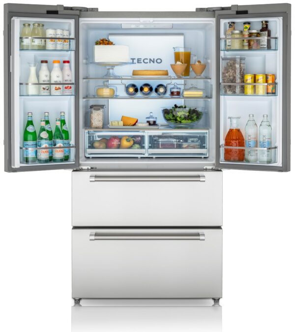 Grande Capacidade de 571 l: mais espaço para alimentos e bebidas, sendo 367 l no compartimento refrigerado e 204 l no freezer.