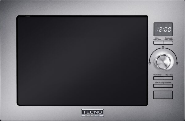 tm25exdp.jpg Design da Coleção Professional: elegante e robusta combinação do aço inox escovado não poroso com vidro negro e emblema em aço cromado.