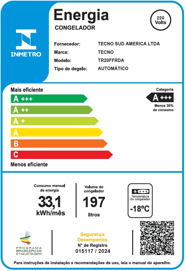 Etiqueta Nacional de Conservação de Energia.
