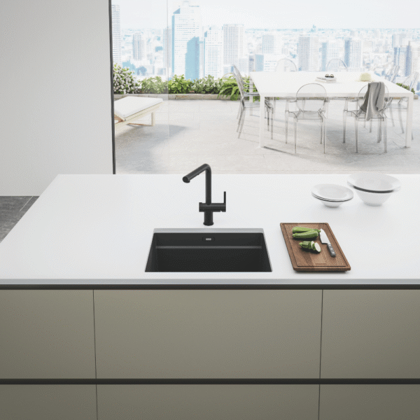 Misturador Monocomando Maris Franke Active Twist Black Matte